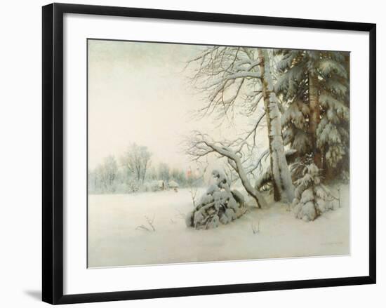 A Winter Morning, 1901-Gavril Pavlovich Kondratenko-Framed Giclee Print