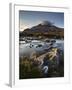 A Winter Morning View of the Mountain Sgurr Nan Gillean, Glen Sligachan, Isle of Skye, Inner Hebrid-Jon Gibbs-Framed Photographic Print