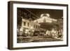 A Winter Night in Reno, Nevada-null-Framed Art Print