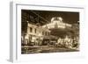 A Winter Night in Reno, Nevada-null-Framed Art Print