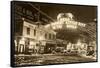 A Winter Night in Reno, Nevada-null-Framed Stretched Canvas