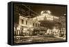 A Winter Night in Reno, Nevada-null-Framed Stretched Canvas