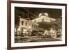 A Winter Night in Reno, Nevada-null-Framed Art Print