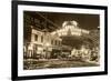 A Winter Night in Reno, Nevada-null-Framed Art Print