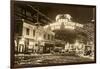 A Winter Night in Reno, Nevada-null-Framed Art Print