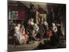 A Winter Night's Tale, C.1867-Daniel Maclise-Mounted Giclee Print