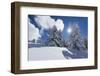 A Winter's Day Like from the Picture Book in the Snow-Covered Swiss Alps-Armin Mathis-Framed Photographic Print