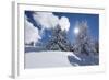 A Winter's Day Like from the Picture Book in the Snow-Covered Swiss Alps-Armin Mathis-Framed Photographic Print