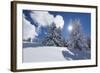 A Winter's Day Like from the Picture Book in the Snow-Covered Swiss Alps-Armin Mathis-Framed Photographic Print