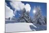 A Winter's Day Like from the Picture Book in the Snow-Covered Swiss Alps-Armin Mathis-Mounted Photographic Print