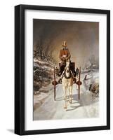 A Winter's Drive, 1862-Benjamin Herring, Jr-Framed Giclee Print