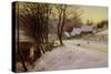A Winter's Morning-Joseph Farquharson-Stretched Canvas