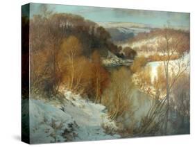 A Winter's Morning-Harry William Adams-Stretched Canvas