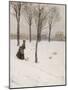 A Winter's Promenade, 1875-Giuseppe De Nittis-Mounted Giclee Print