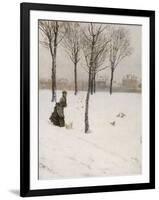 A Winter's Promenade, 1875-Giuseppe De Nittis-Framed Giclee Print