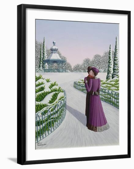 A Winter's Romance, 1996-Peter Szumowski-Framed Giclee Print