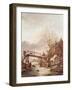 A Winter Scene, 1640-Isack van Ostade-Framed Giclee Print