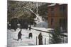 A Winter Scene, Adults Playing in Snow - Mt. Tamalpais, CA-Lantern Press-Mounted Premium Giclee Print