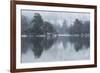 A winter scene at Rydal Water, Lake District National Park, Cumbria, England, United Kingdom, Europ-Jon Gibbs-Framed Photographic Print