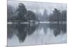 A winter scene at Rydal Water, Lake District National Park, Cumbria, England, United Kingdom, Europ-Jon Gibbs-Mounted Photographic Print