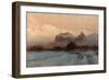 A Winter Scene (Oil on Canvas)-Arthur John Black-Framed Giclee Print