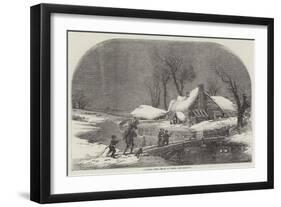 A Winter Scene-Myles Birket Foster-Framed Giclee Print