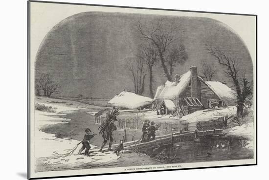 A Winter Scene-Myles Birket Foster-Mounted Giclee Print