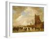 A Winter Skating Scene-Jan Van Goyen-Framed Giclee Print