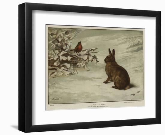 A Winter Song-null-Framed Giclee Print