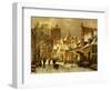 A Winter Street Scene-Willem Koekkoek-Framed Premium Giclee Print