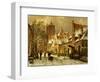 A Winter Street Scene-Willem Koekkoek-Framed Giclee Print