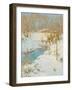 A Winter Sunshine, 1903 (Oil on Canvas)-Harry William Adams-Framed Giclee Print