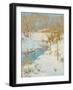 A Winter Sunshine, 1903 (Oil on Canvas)-Harry William Adams-Framed Giclee Print