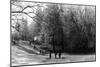 A Winter View of Manito Park - Spokane, WA-Lantern Press-Mounted Art Print