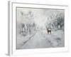 A Winters Drive-Janelle Nichol-Framed Giclee Print