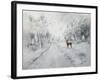 A Winters Drive-Janelle Nichol-Framed Giclee Print
