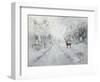 A Winters Drive-Janelle Nichol-Framed Giclee Print