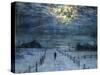 A Wintry Walk-Lowell Birge Harrison-Stretched Canvas