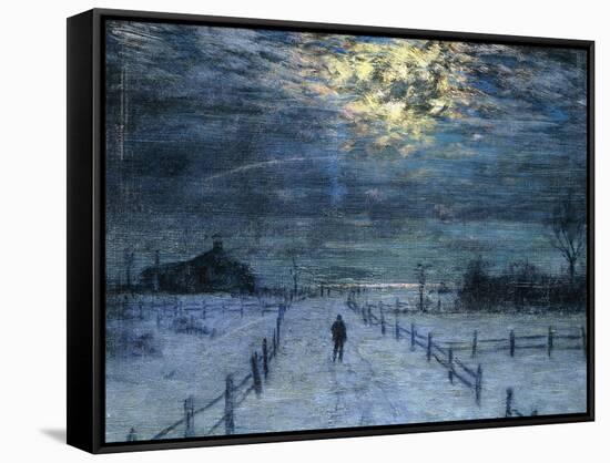 A Wintry Walk-Lowell Birge Harrison-Framed Stretched Canvas