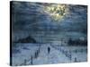 A Wintry Walk-Lowell Birge Harrison-Stretched Canvas