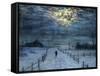 A Wintry Walk-Lovell Birge Harrison-Framed Stretched Canvas