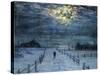 A Wintry Walk-Lovell Birge Harrison-Stretched Canvas