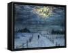 A Wintry Walk-Lovell Birge Harrison-Framed Stretched Canvas