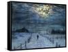 A Wintry Walk-Lovell Birge Harrison-Framed Stretched Canvas