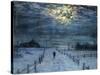 A Wintry Walk-Lovell Birge Harrison-Stretched Canvas