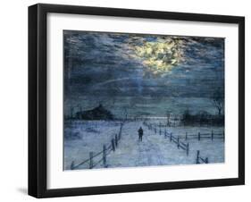 A Wintry Walk-Lovell Birge Harrison-Framed Giclee Print