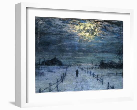 A Wintry Walk-Lovell Birge Harrison-Framed Giclee Print