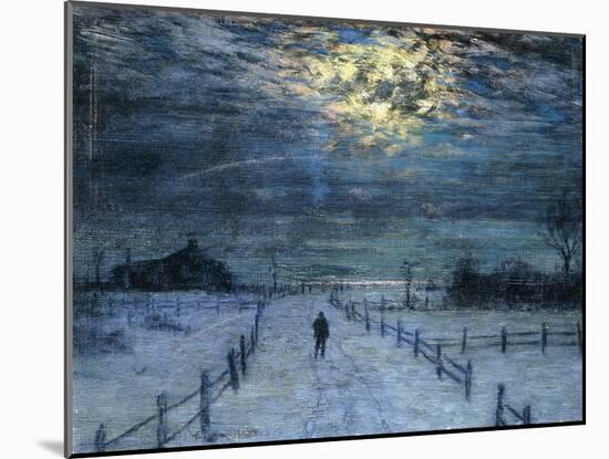 A Wintry Walk-Lovell Birge Harrison-Mounted Giclee Print