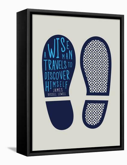 A Wise Man Travels to Discover Himself-null-Framed Stretched Canvas