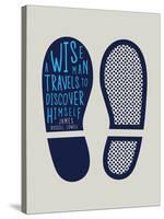 A Wise Man Travels to Discover Himself-null-Stretched Canvas